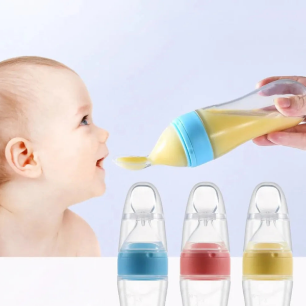 PandaEar Baby Food Dispenser & Silicone Spoon Set