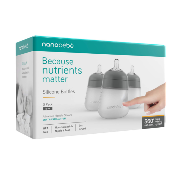 Nanobebe Silicone Bottles