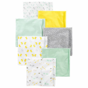 Carter's Unisex Baby Flunnel Recieving Blankets