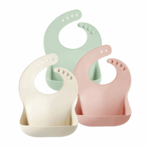 PandaEar Unisex Silicone Baby Bibs