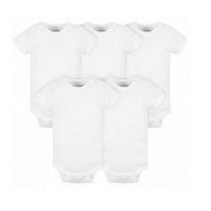 Gerber White Newborn Body Suits