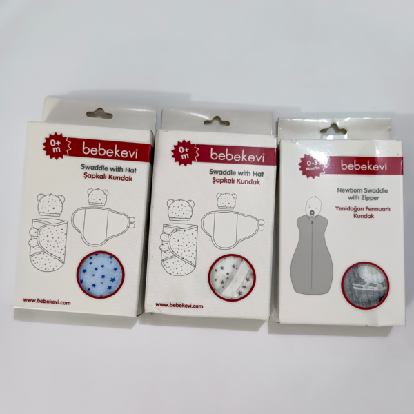 Bebekevi Newborn Swaddle With Zipper