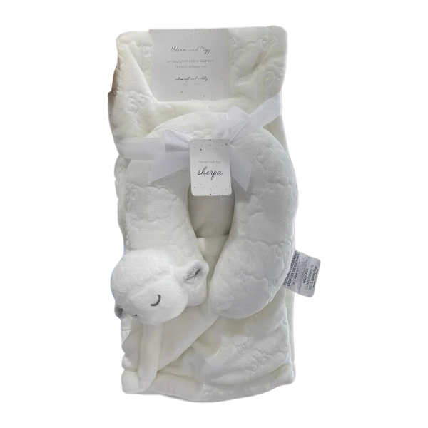 Comfy Blanket With Travel Pillow