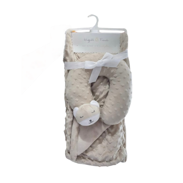 Comfy Blanket With Travel Pillow
