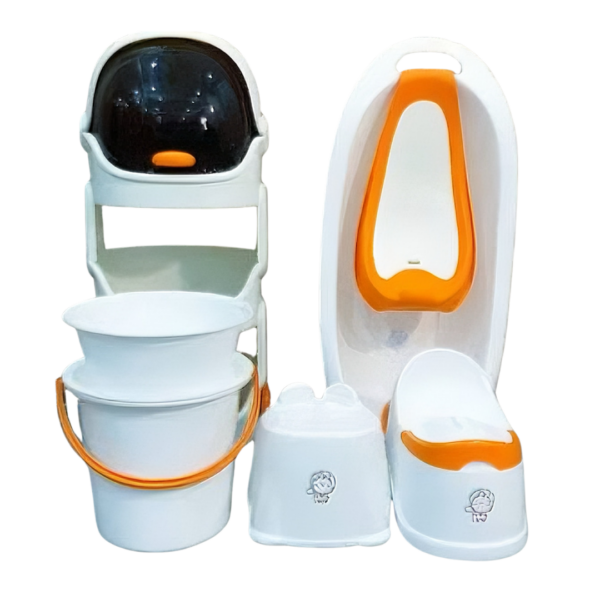 Baby Bath Set With Laundry Basket